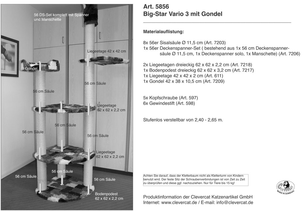 Big-Star Vario 3 mit Gondel