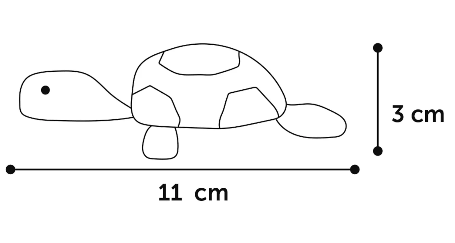 Schildkröte Natural Textile Toy