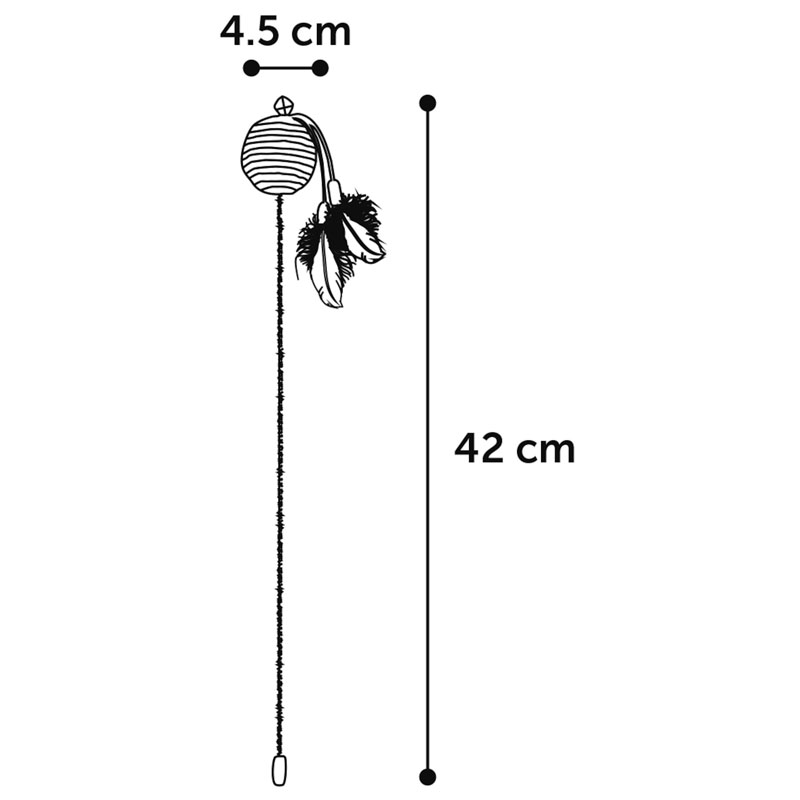 Angel mit Glitter, Feder und Glocke