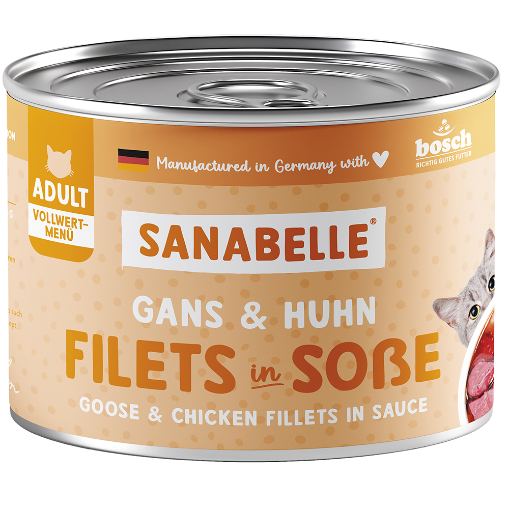 Sanabelle Filets in Soße Gans & Huhn