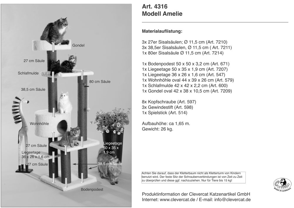Kratzbaum Amelie