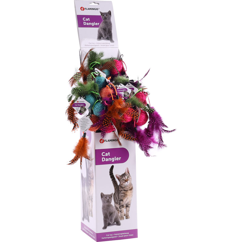 Angel mit Glitter, Feder und Glocke