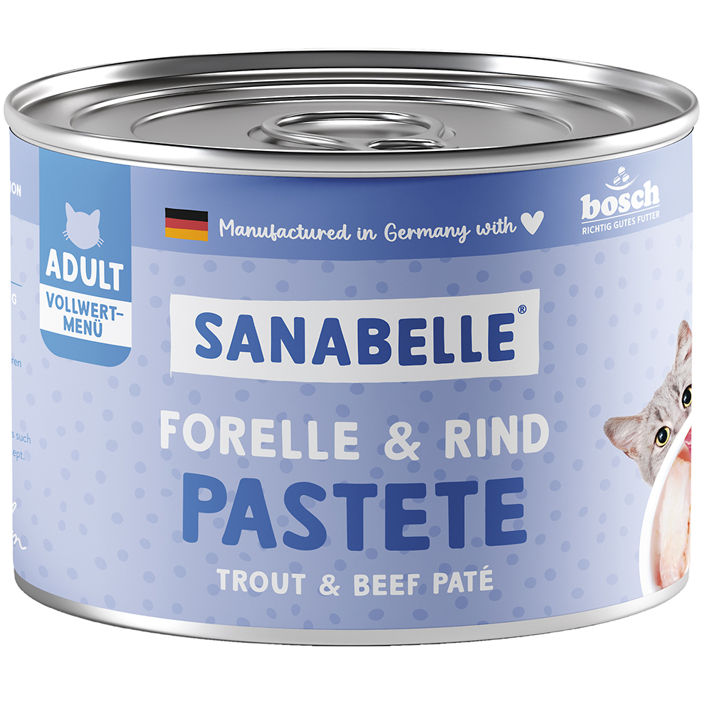 Sanabelle Pastete Forelle & Rind