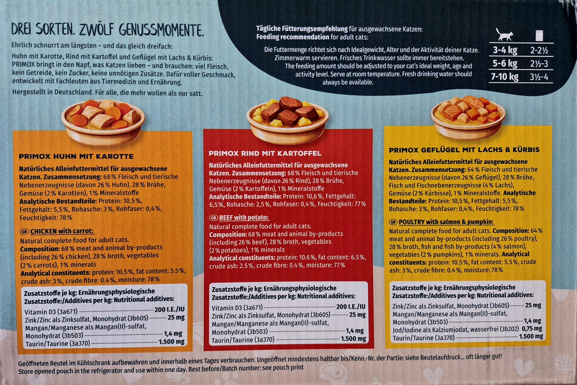 Primox Multipack Schnurrmoment