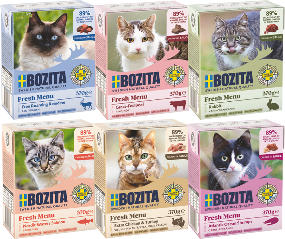 Bozita in Sauce als Mix-Paket