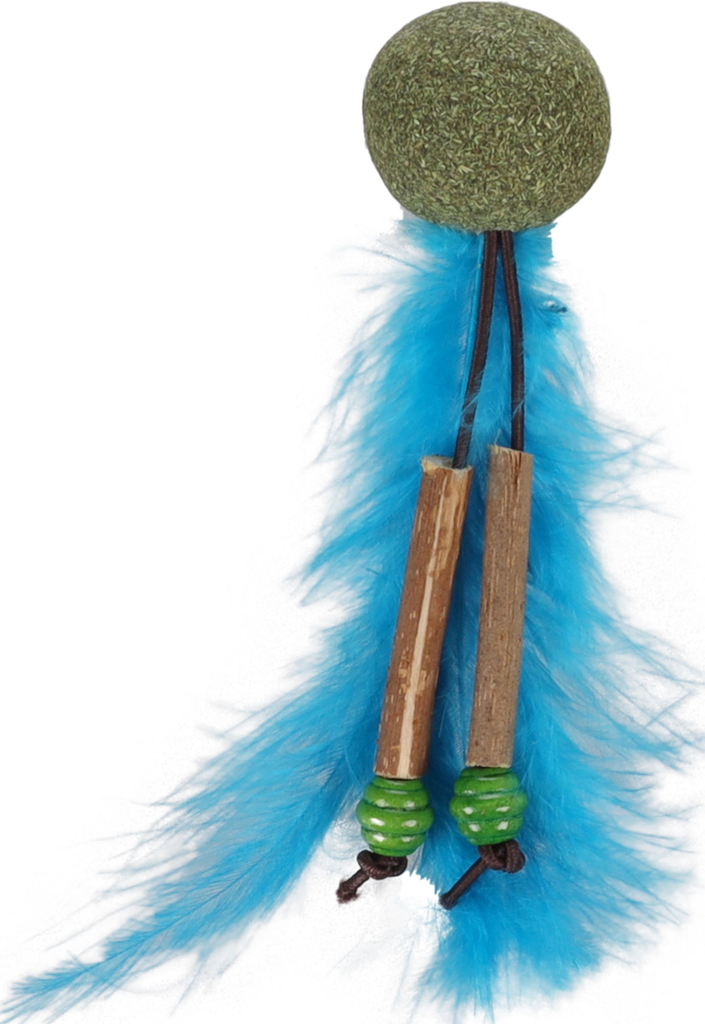 Spielball mit Matatabi, Catnip und Federn