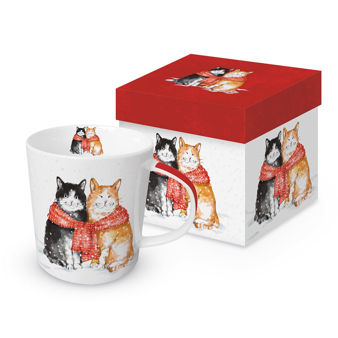Becher Winter Cats