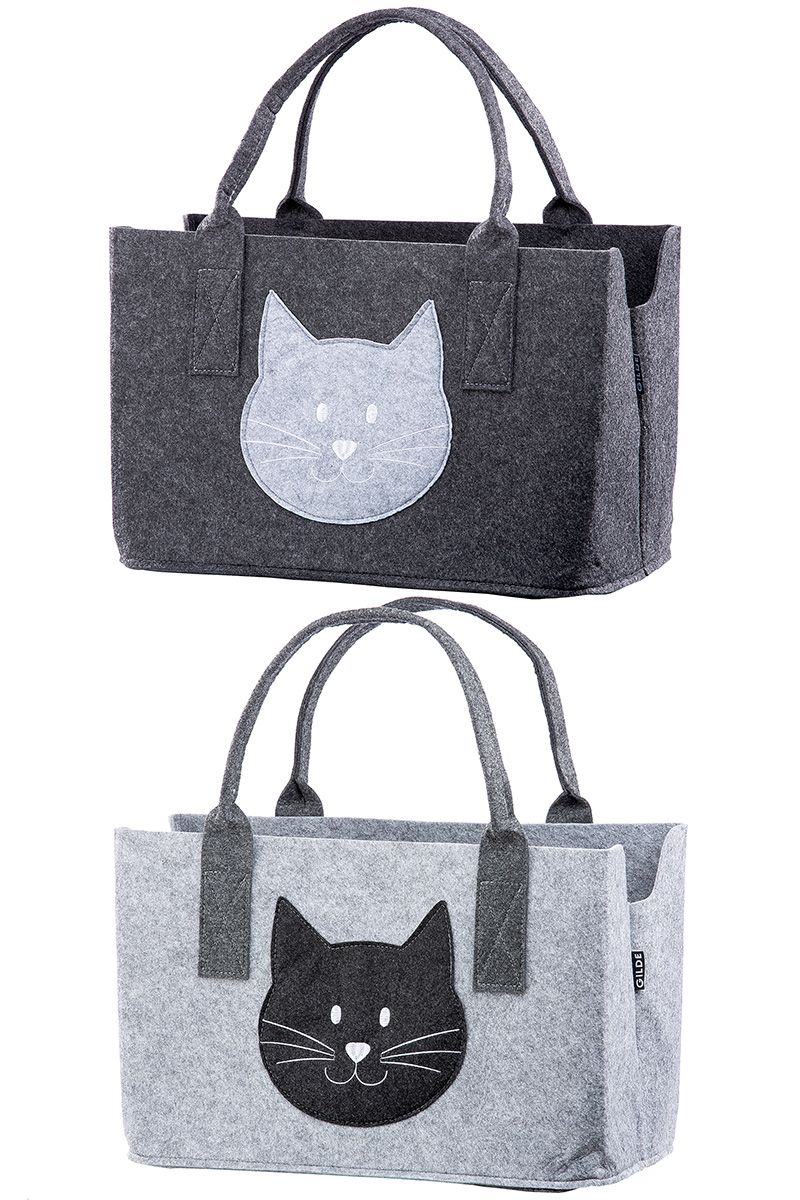 Filztasche Katze