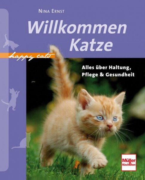 Buch Willkommen Katze