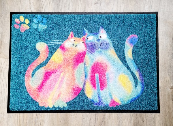 Fußmatte Rainbow Cats